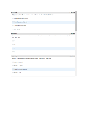 IHP 430 4-1 Quiz - IHP 430 4-1 Quiz - Attempt Score 30 / 30 - A Overall ...