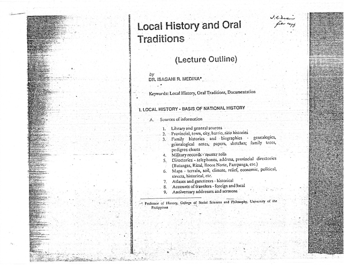 medina-local-history-and-oral-tradition-education-studocu