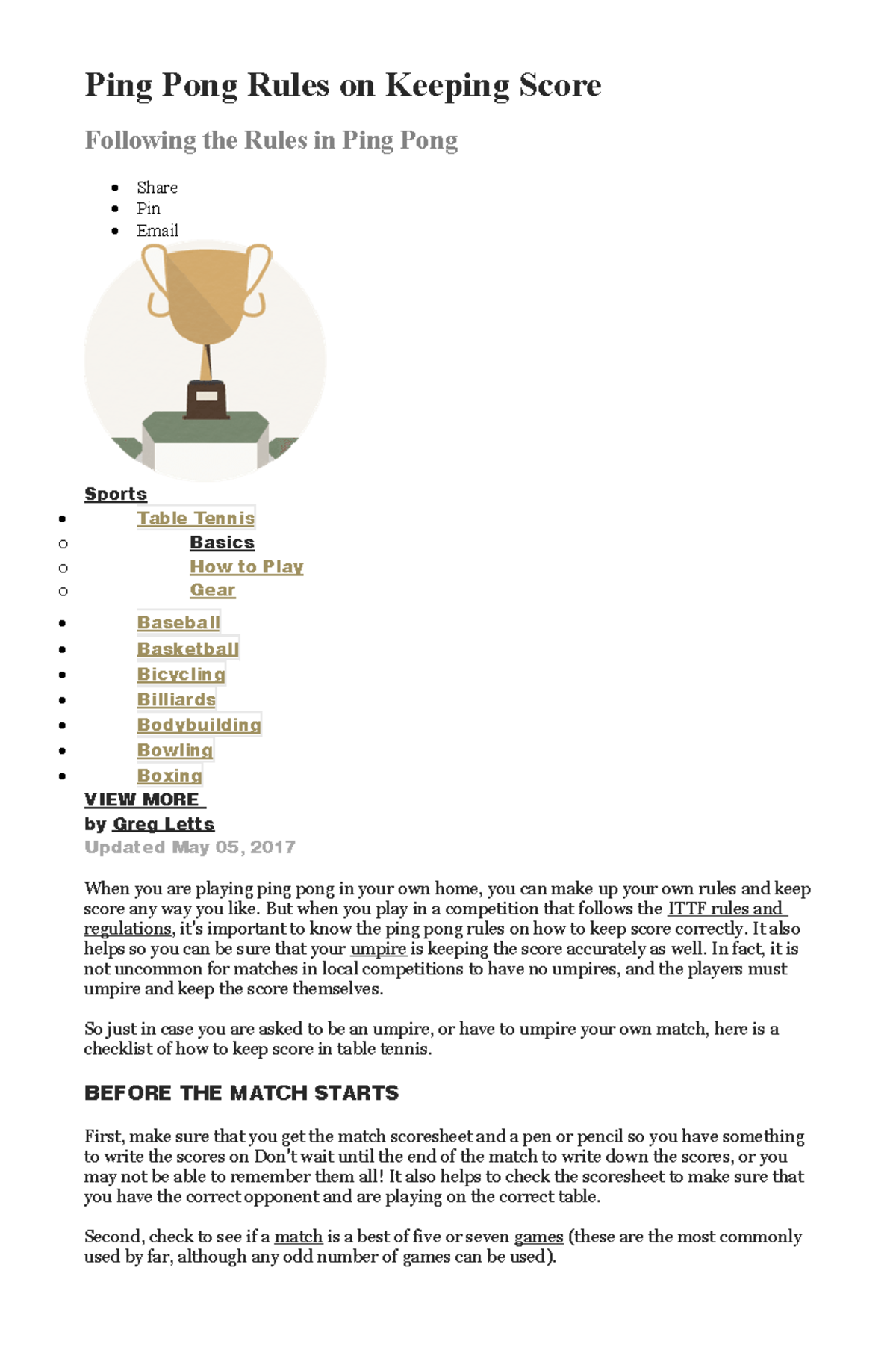 Scribd - ping pongsssz mema uploadz - Ping Pong Rules on Keeping Score ...