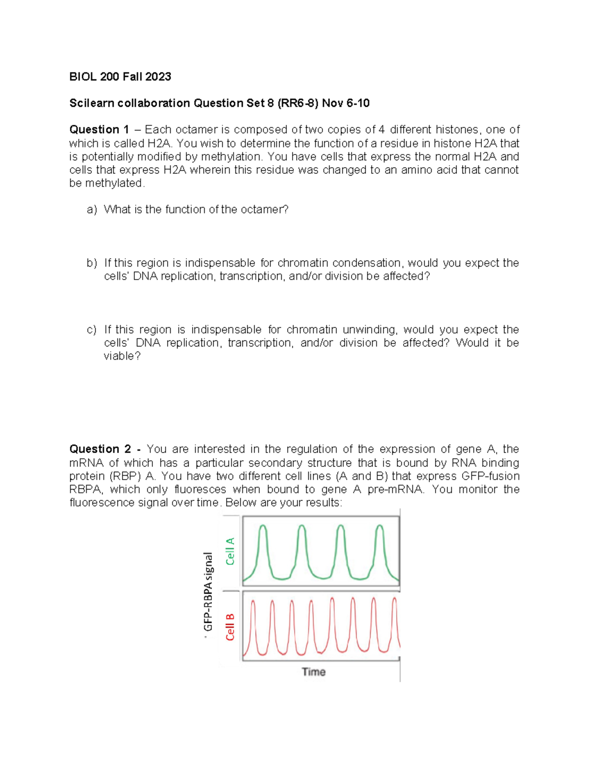 7 BIOL 200 Fall 2023 Sci Learn 8 RR6-8 final - BIOL 200 Fall 2023 ...