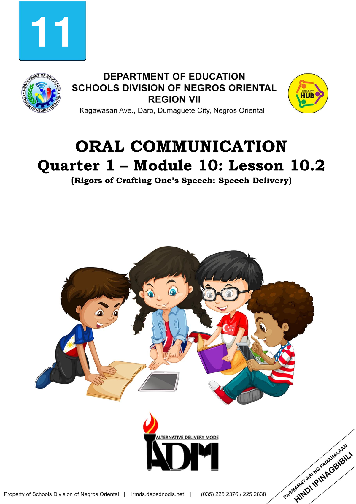 G11SLM10.2Q1-Oral-Com-final-for-teacher - 11 ORAL COMMUNICATION Quarter ...