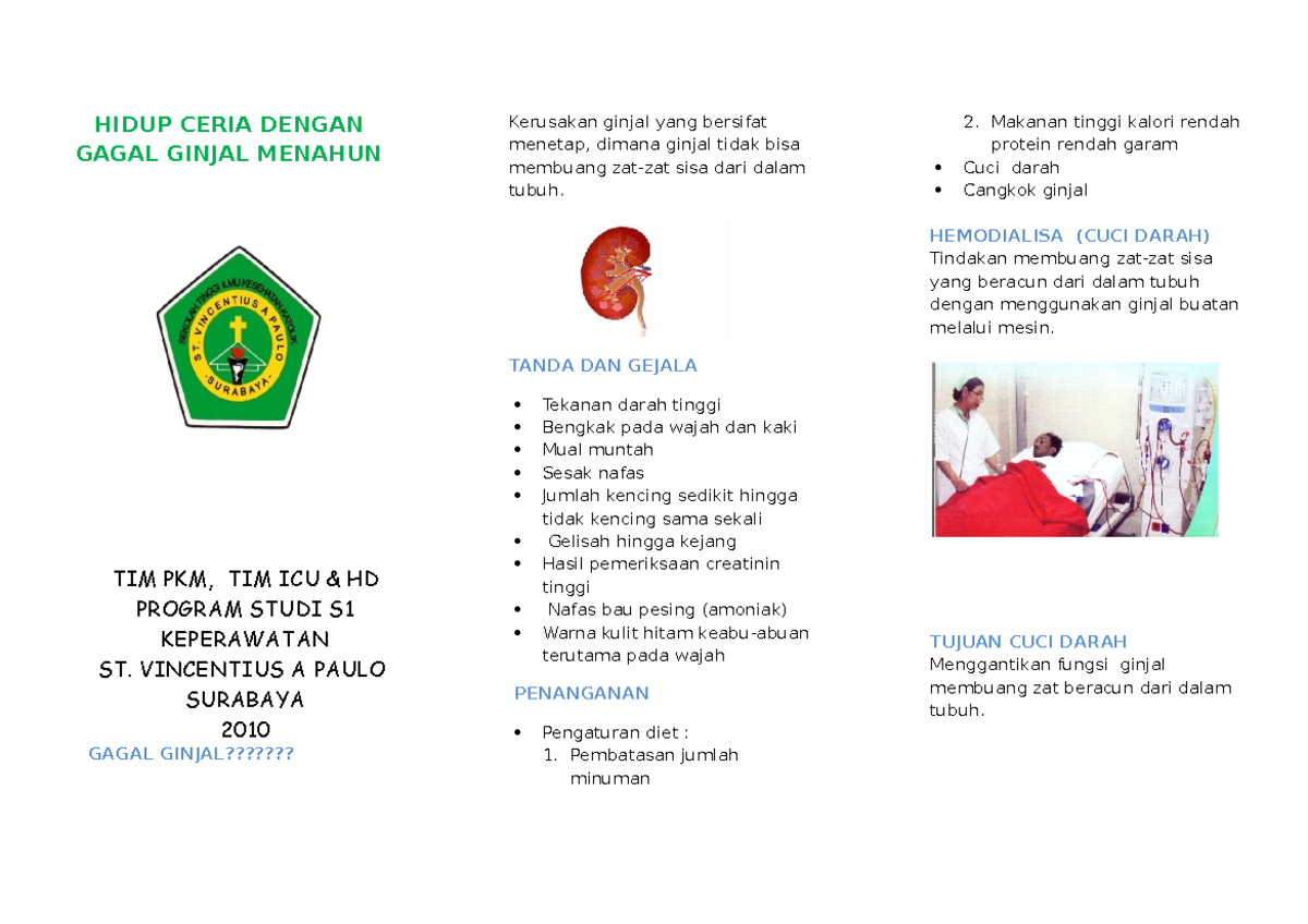 New leaflet ginjal penjelasan rangkuman - HIDUP CERIA DENGAN GAGAL ...