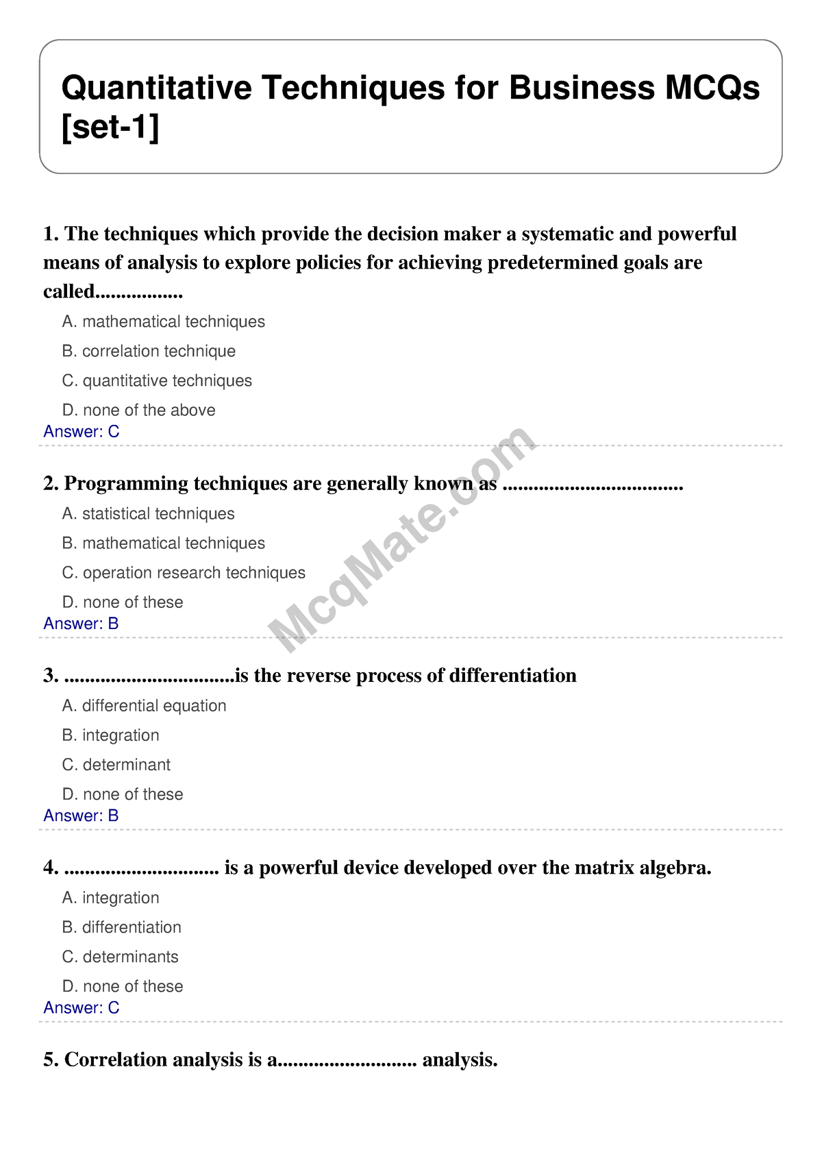 quantitative-techniques-for-business-set-1-mcqmate-elementary