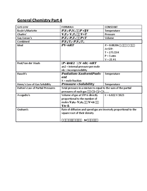 Pharmacy Module 1 (Gen Chem; 1Fundamentals) - Inorganic Chemistry 1 ...