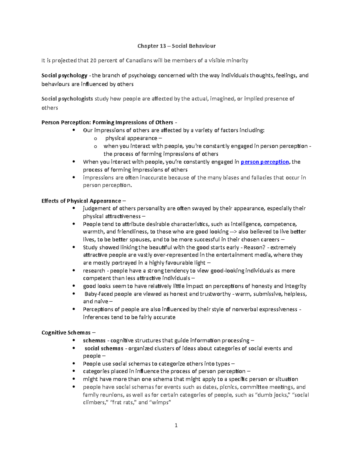 Chapter 13 - textbook notes - Chapter 13 – Social Behaviour It is ...
