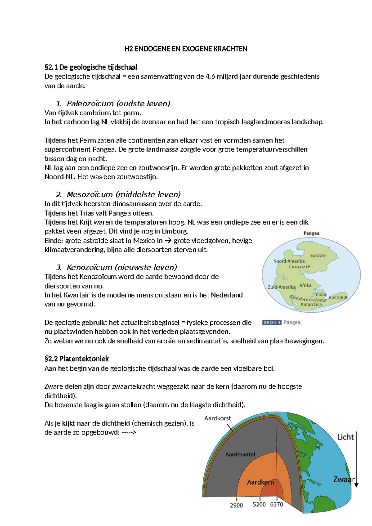 H2 Samenvatting, Vwo 4, De Wereld Van Max - H2 ENDOGENE EN EXOGENE ...