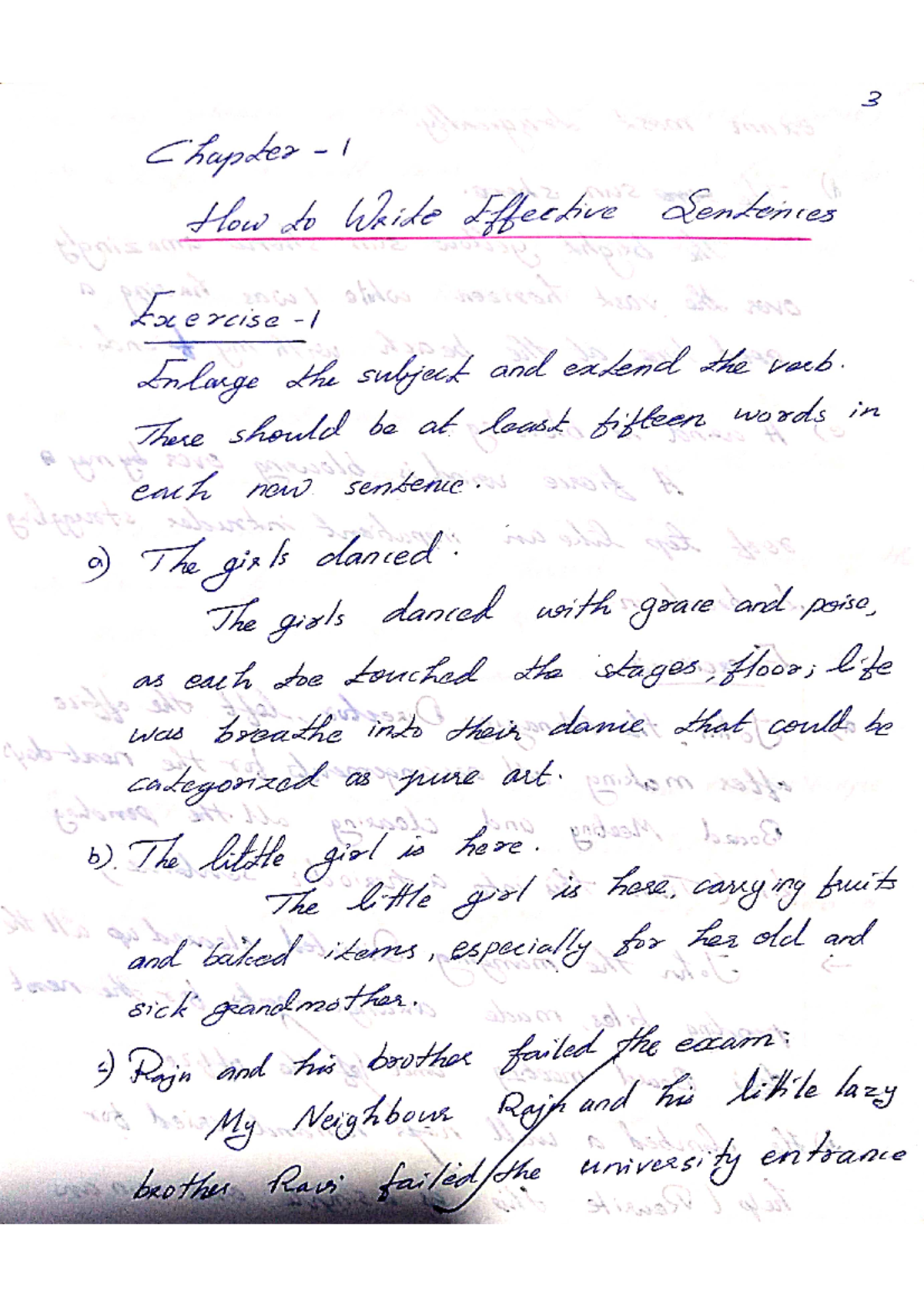 Fine tune your english chapter 1 exercise - 3 Chapter How to Write ...