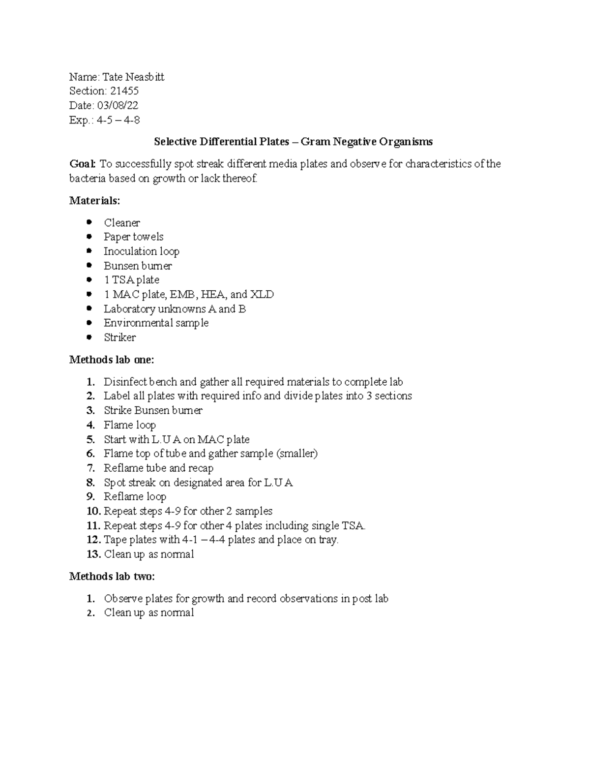 Pre lab 4-4 - 4-8 - pre lab 4-4 - 4-8 for combined assignment 4-4 - 4-8 ...