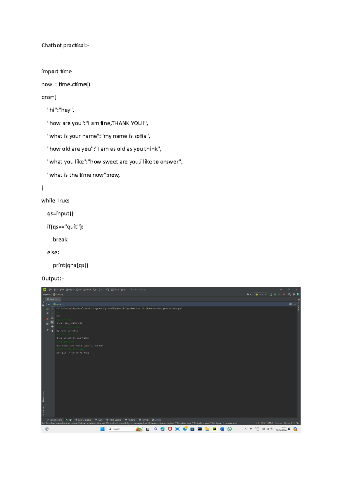 Chatbot - Studocu