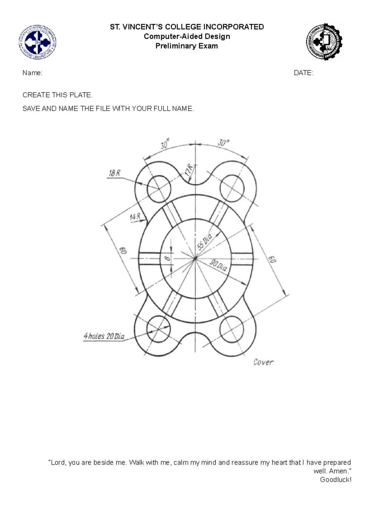 CAD Prelim - This is an activity for CAD - Computer Engineering - ST ...
