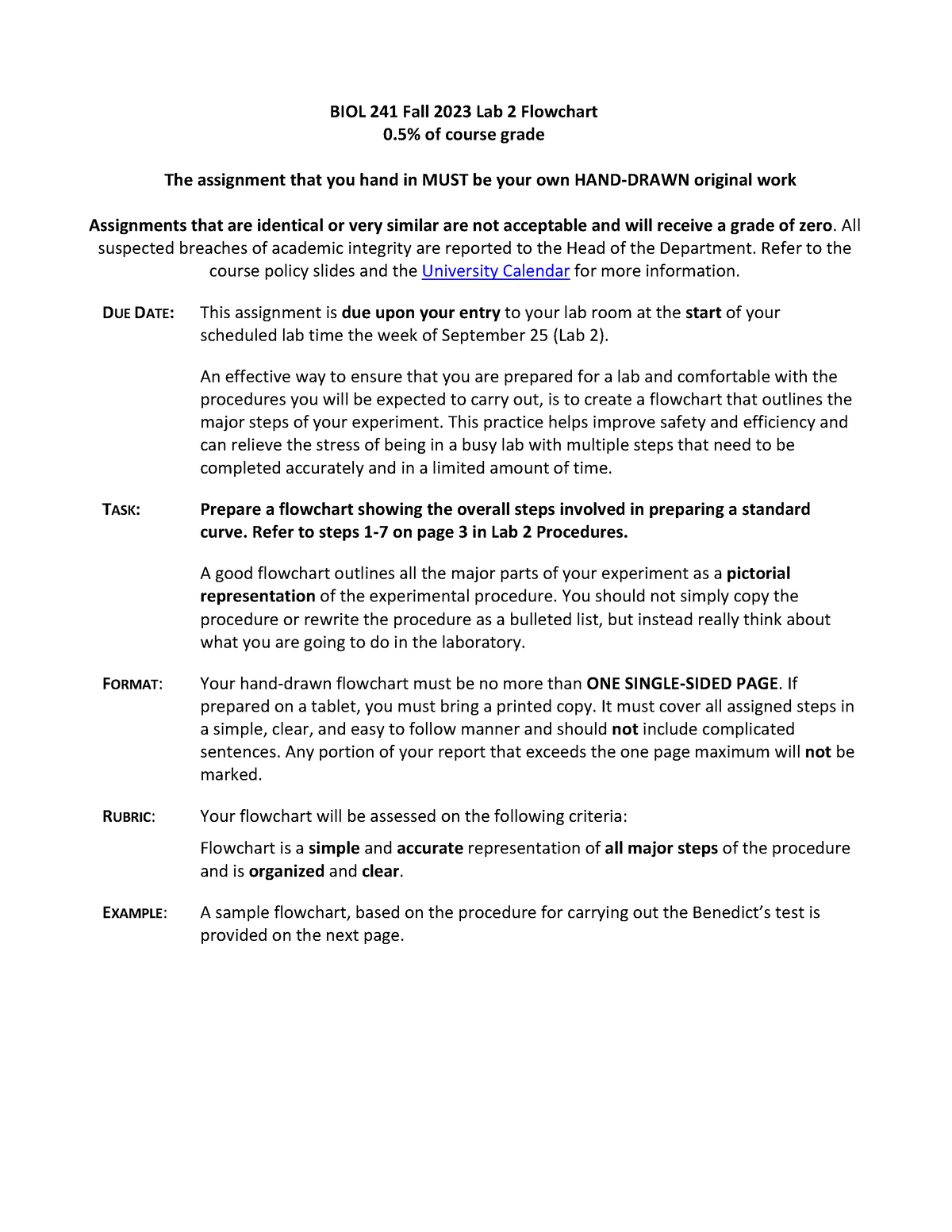 Lab 2 Flowchart F23 Bio 241 Notes Biol 24 1 Fall 2023 Lab 2 Flowchart 0 Of Course Grade The 9594