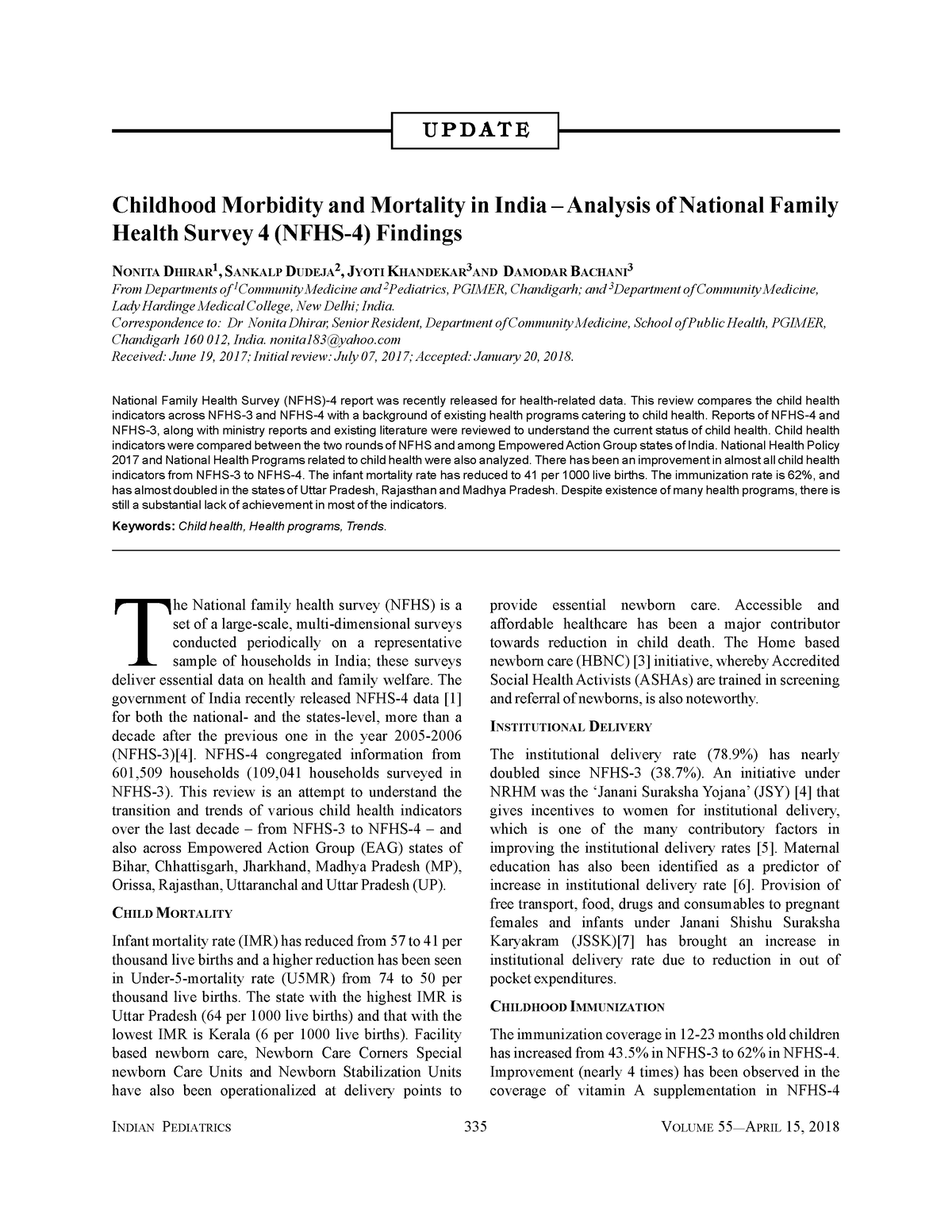 s13312-018-1276-6-childhood-morbidity-and-mortality-in-india