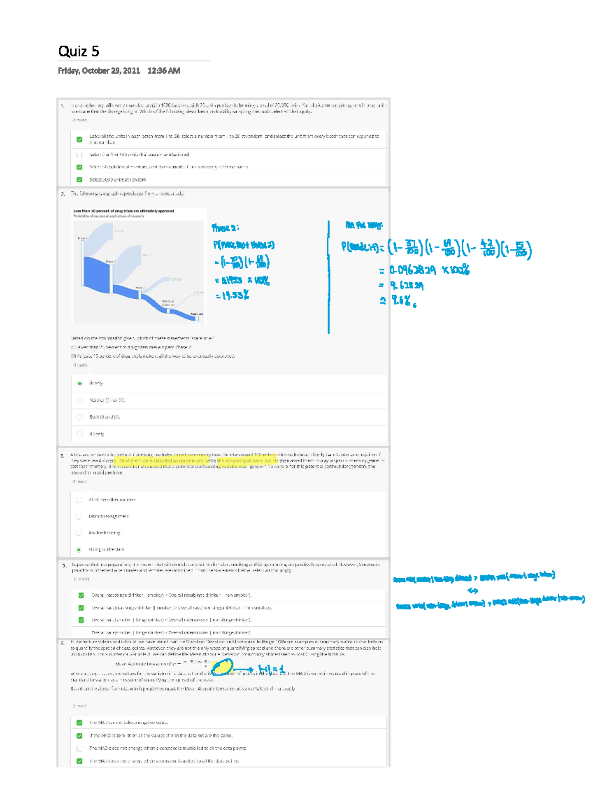 Quiz 5 Solution And Answer - GEA1000 - Studocu