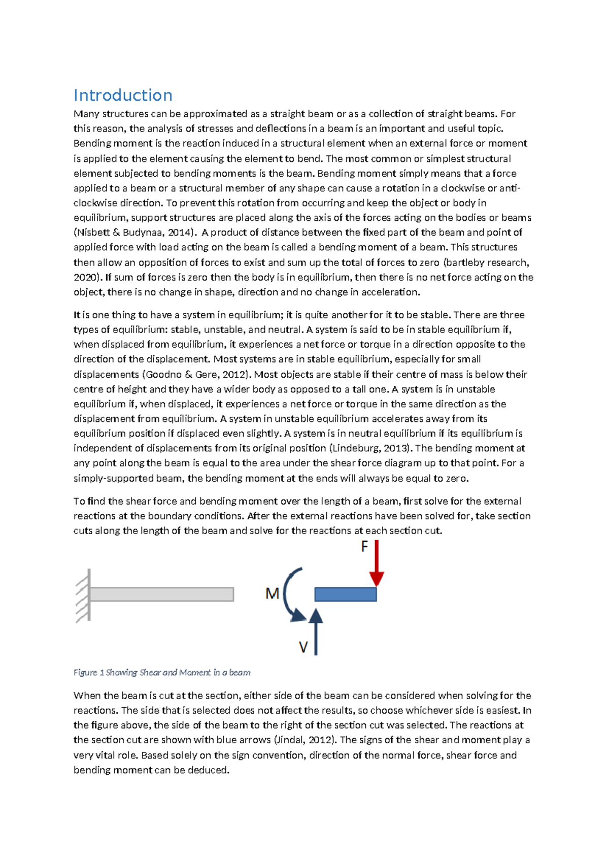 Mece 211- Lab report 2 - Introduction Many structures can be ...