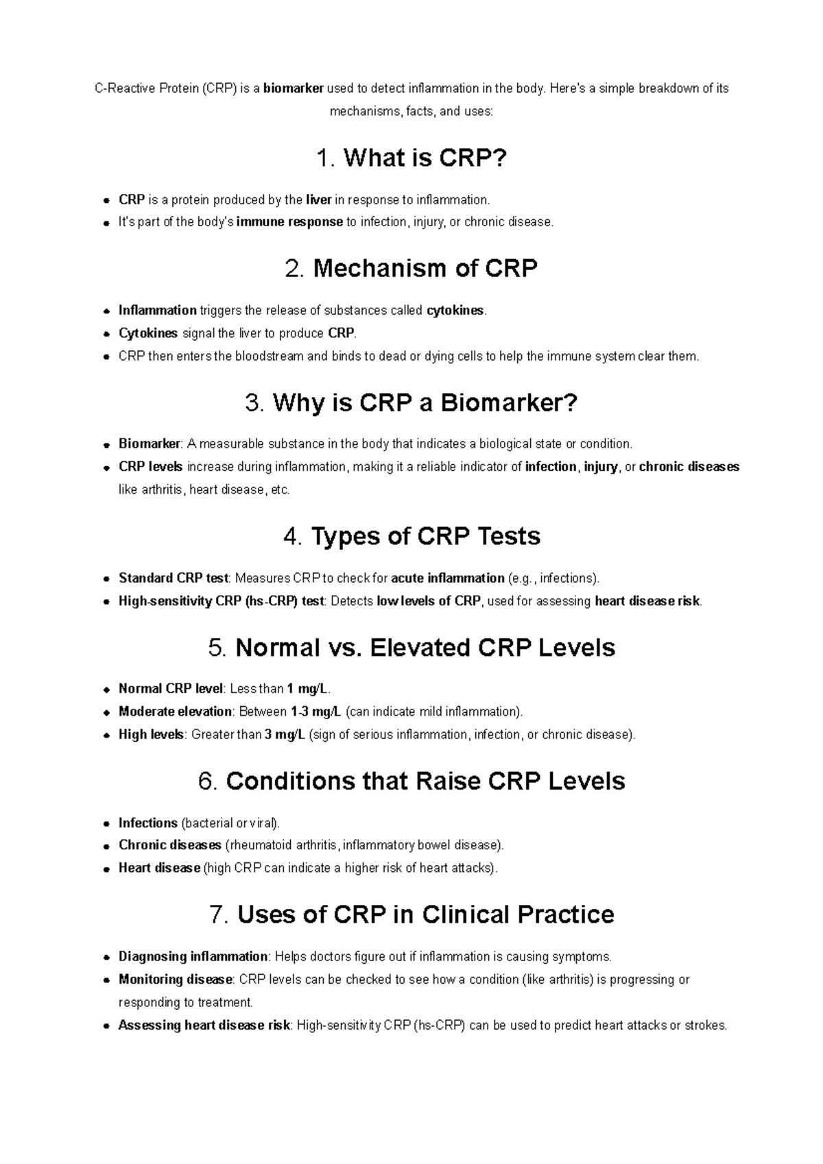 C Reactive Protein - Immunomodulator - C-Reactive Protein (CRP) is a ...