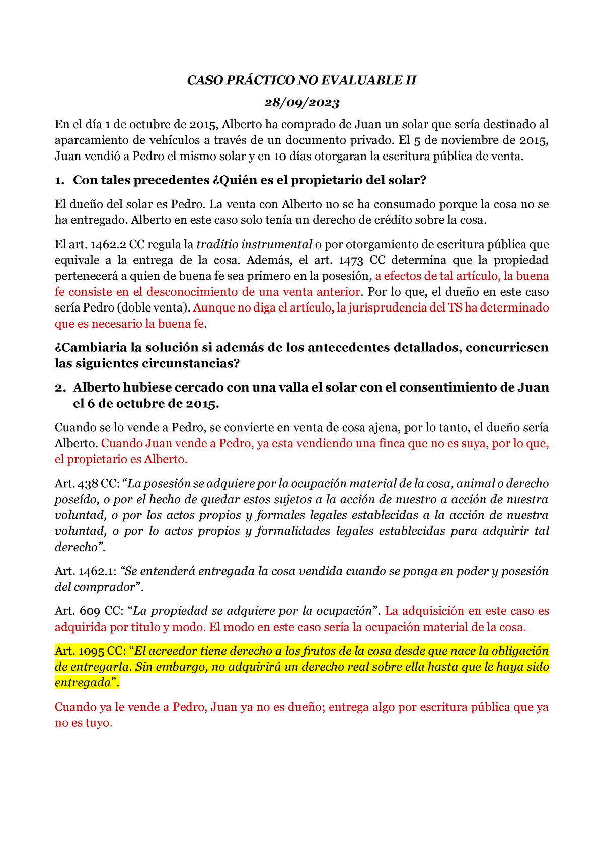 CASO Practico NE 2 DC - Caso Práctico No Evaluable 2 - CASO PR¡CTICO NO ...