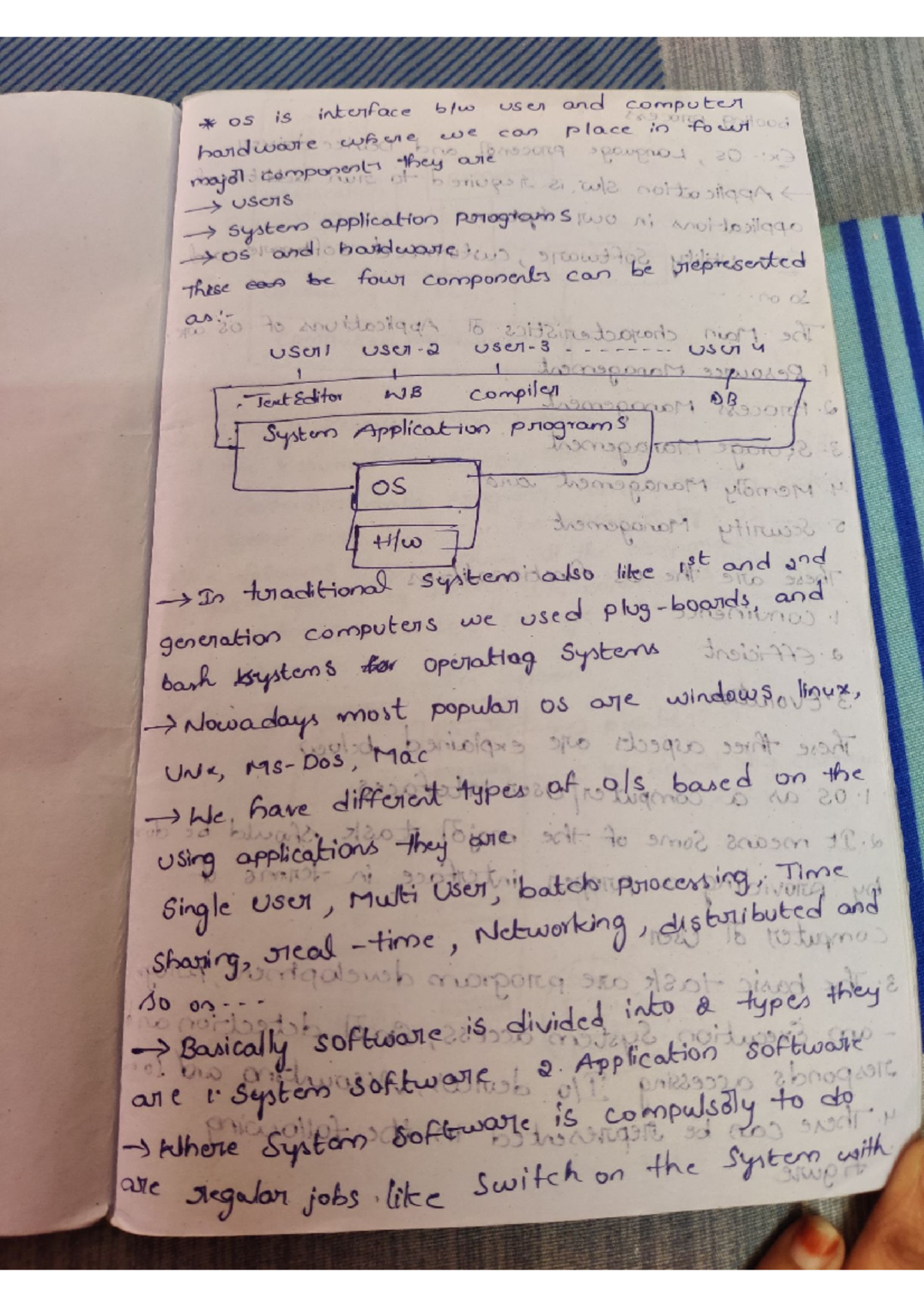 Os notes - Curybcxhcd joncunn - os is interface user and computer ...