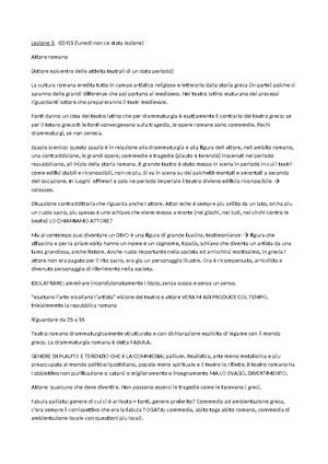 culture dello spettacolo Culture e tradizioni dello spettacolo 21/ Il