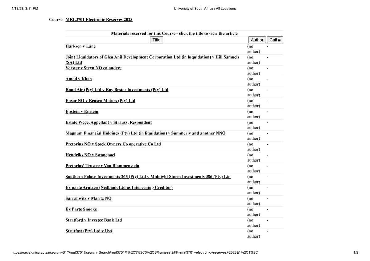 prescribed-cases-case-law-in-insolvency-law-mrl-3701-unisa-studocu