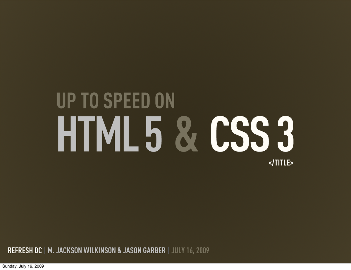 HTML 5 Yccss 3 - Material didactico. - CSS 3 UP TO SPEED ON HTML 5 ...