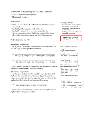 Hw05 - CIS 352 Programming Language: Theory & Practice Professor : Jim ...