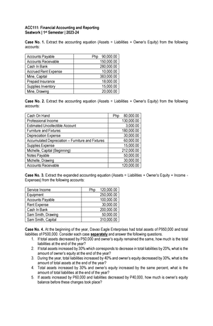 BSA1 ACC 111 Financial Accounting And Reporting Rev 5 1st Sem SY 2022 ...