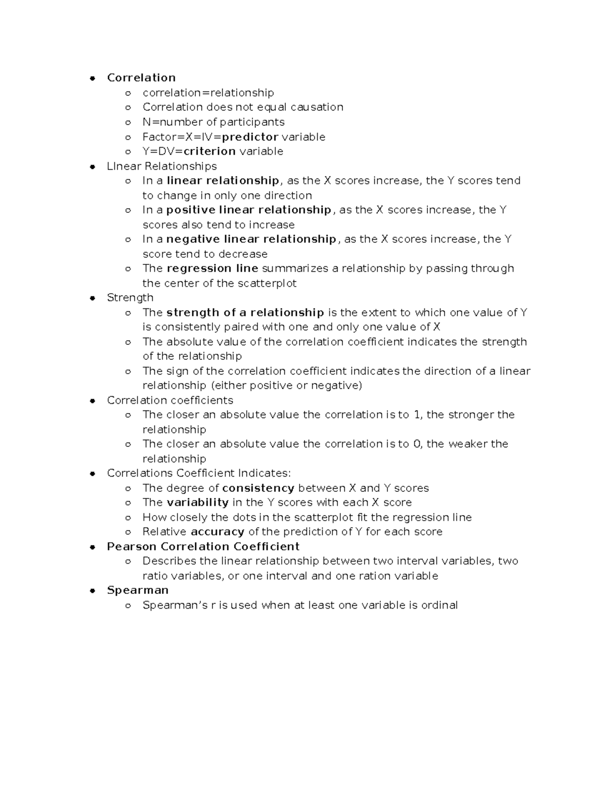 Chapter 7 - Correlation - Correlation correlation=relationship ...