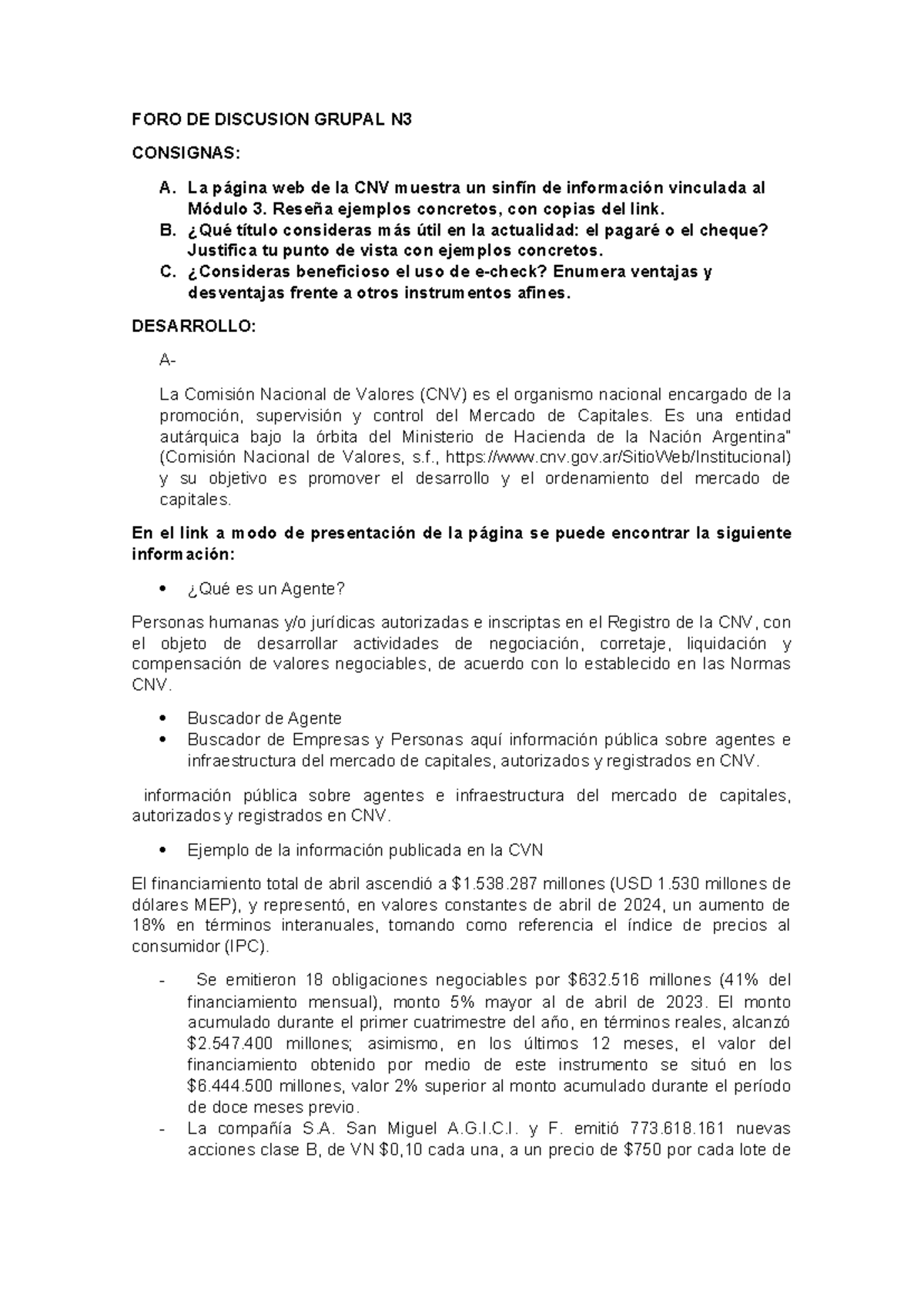 Foro De Discusion Grupal N Olmedo Foro De Discusion Grupal N Consignas A La P Gina Web De