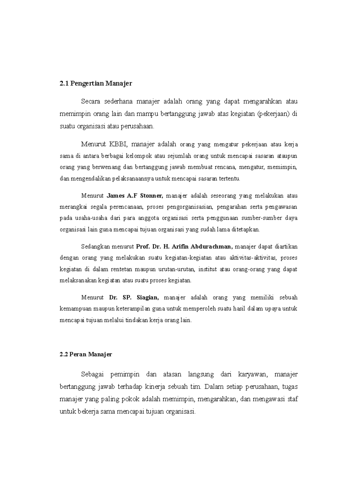 Pengertian Manajer - 2 Pengertian Manajer Secara Sederhana Manajer ...