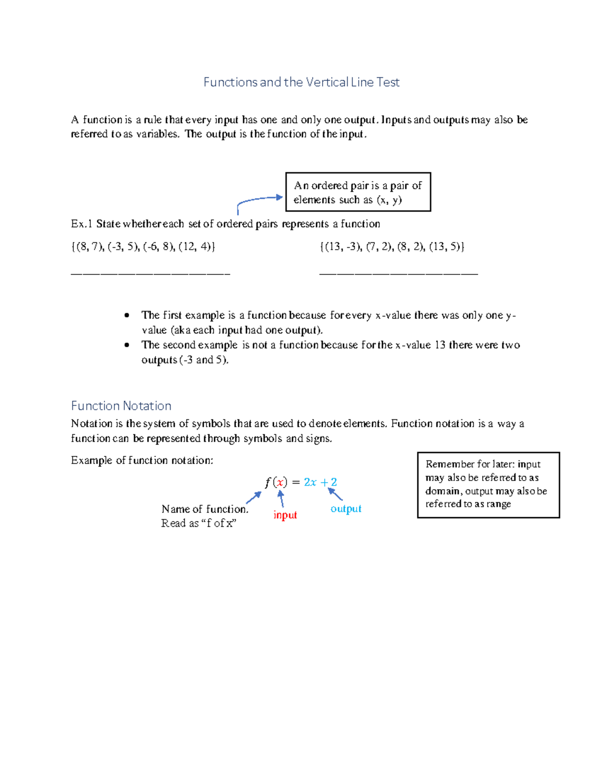 functions-and-the-vertical-line-test-an-ordered-pair-is-a-pair-of