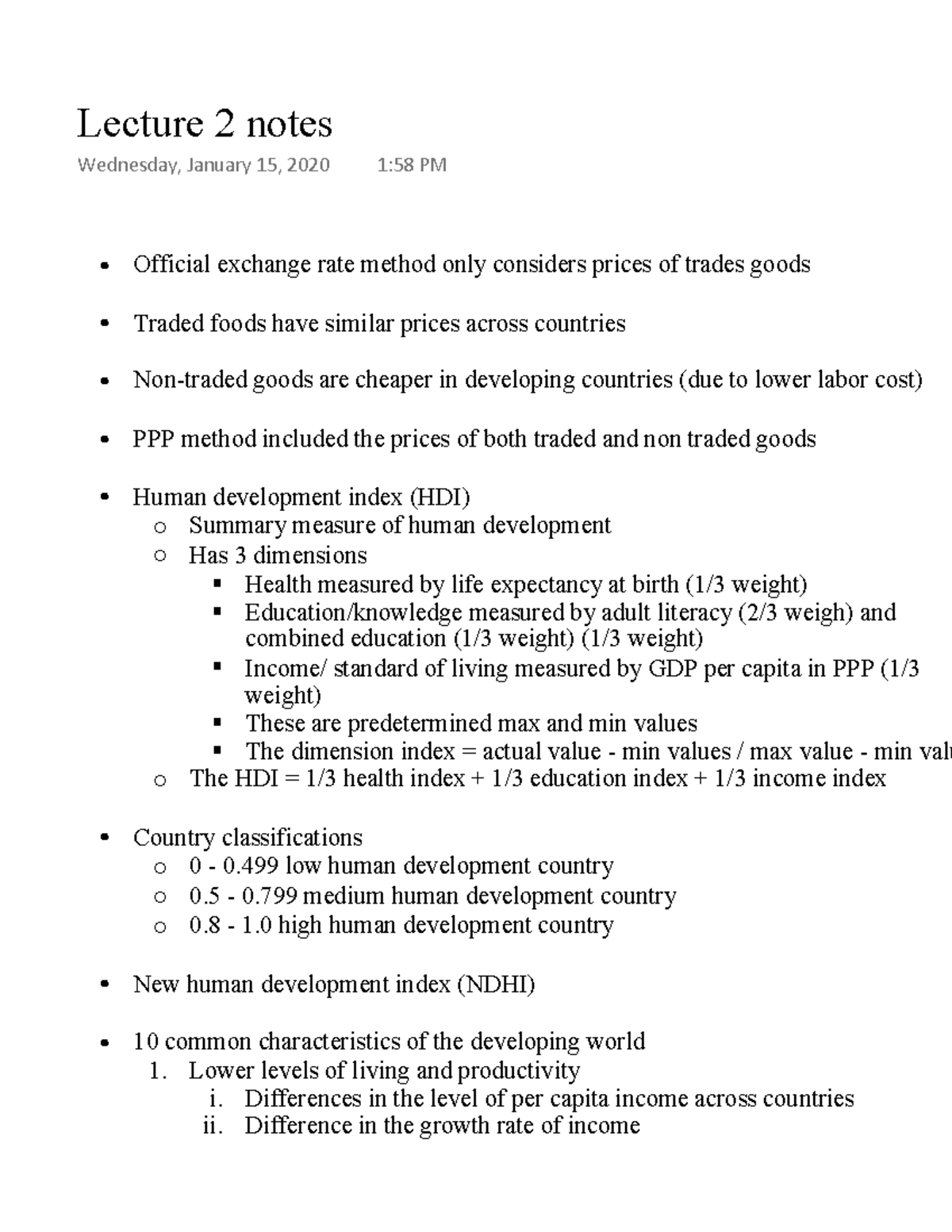 Lecture 2 Notes - Warning: TT: Undefined Function: 32 Warning: TT ...