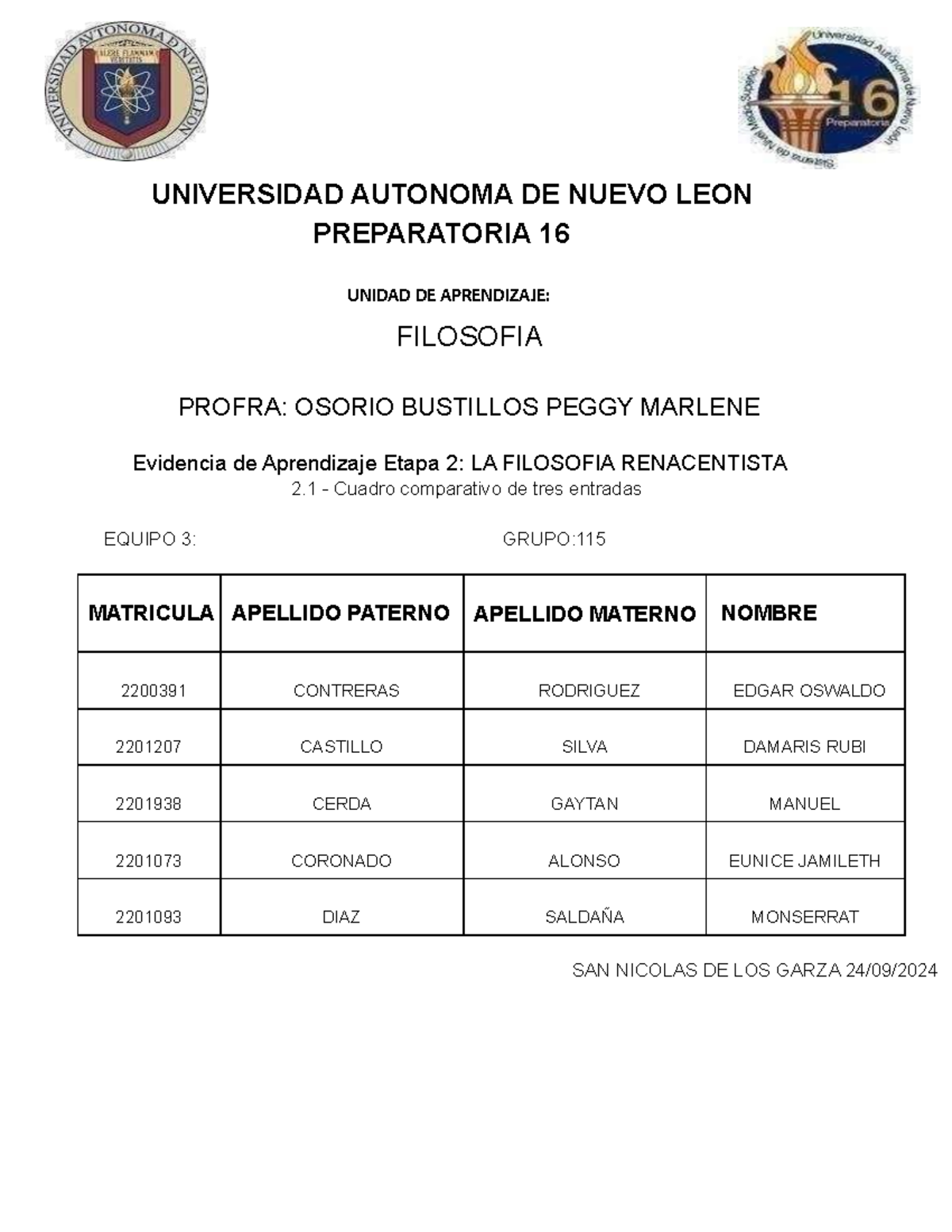 Equipo 3 EV2 FILO - evidencia etapa 2 de filosofia - UNIVERSIDAD ...