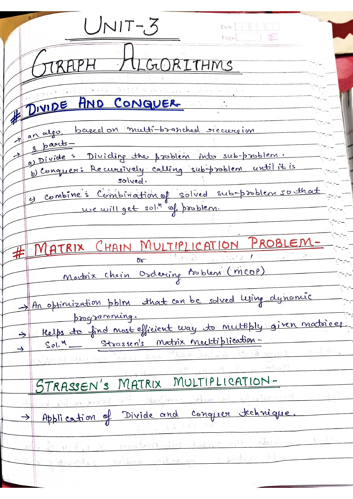 Unit 3 - Notes - Btech - Studocu