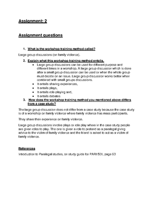 PAR1501-101 - None - PAR1501/101/3/ Tutorial letter 101/3/ INTRODUCTION ...