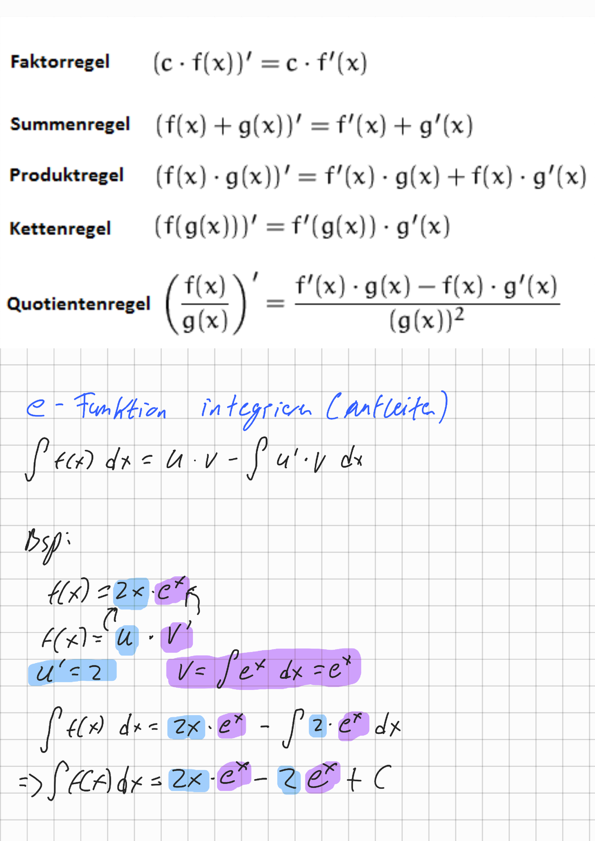 Mathe B Formeln Basic - Mathematik Für Wirtschaftswissenschaftler B ...