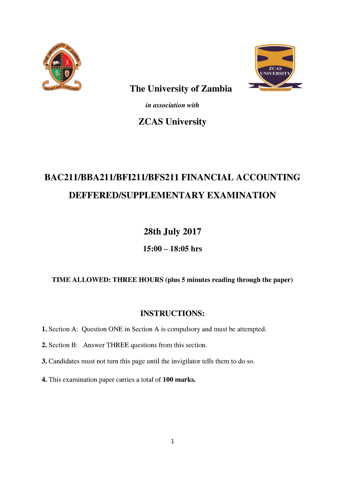 accounting research topics in zambia