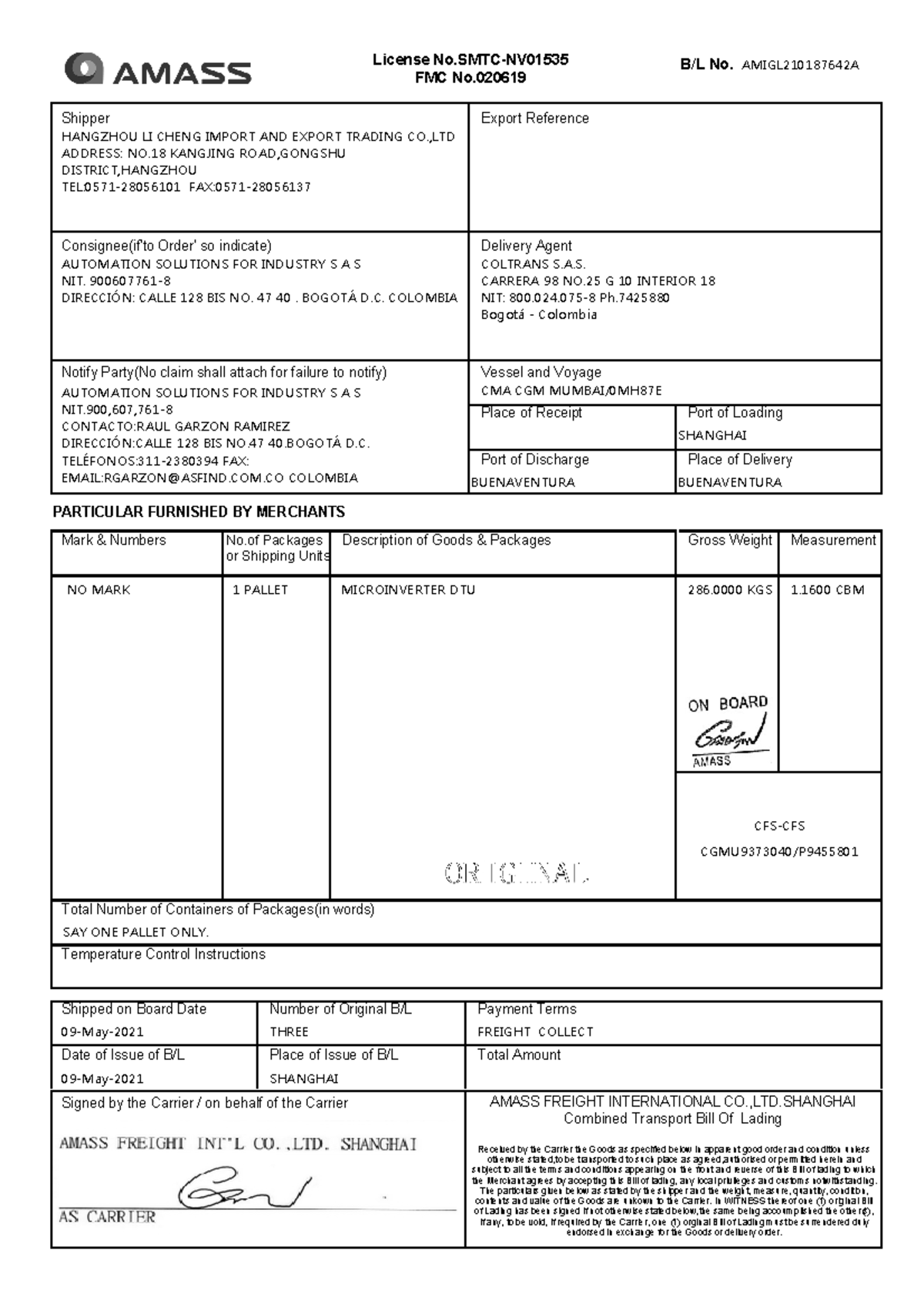 BL Final Hangzhou 6616-2021 - MICROINVERTER DTU Signed by the Carrier ...