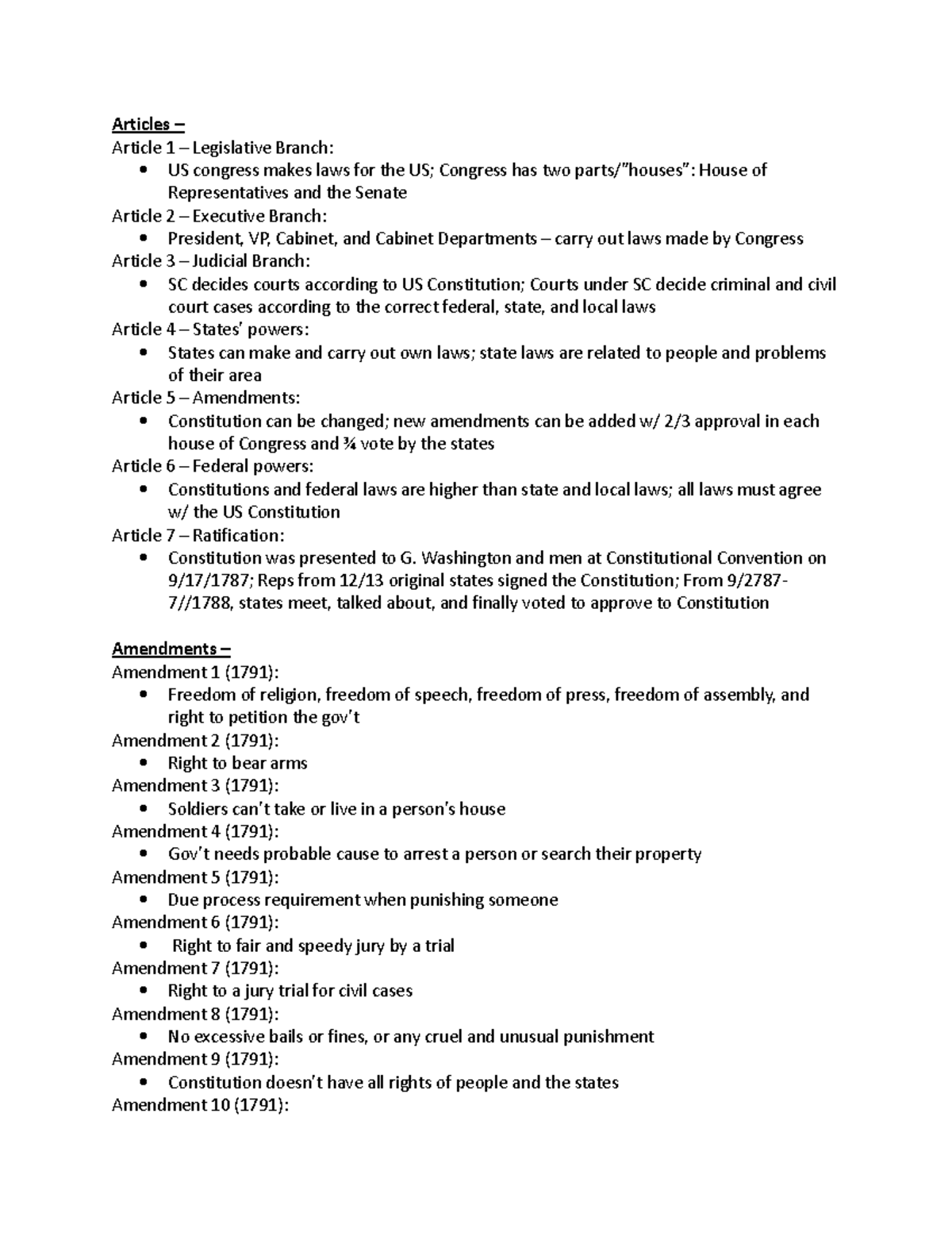 Con Law 2023 - Class notes from con law - 0404 - Temple University ...