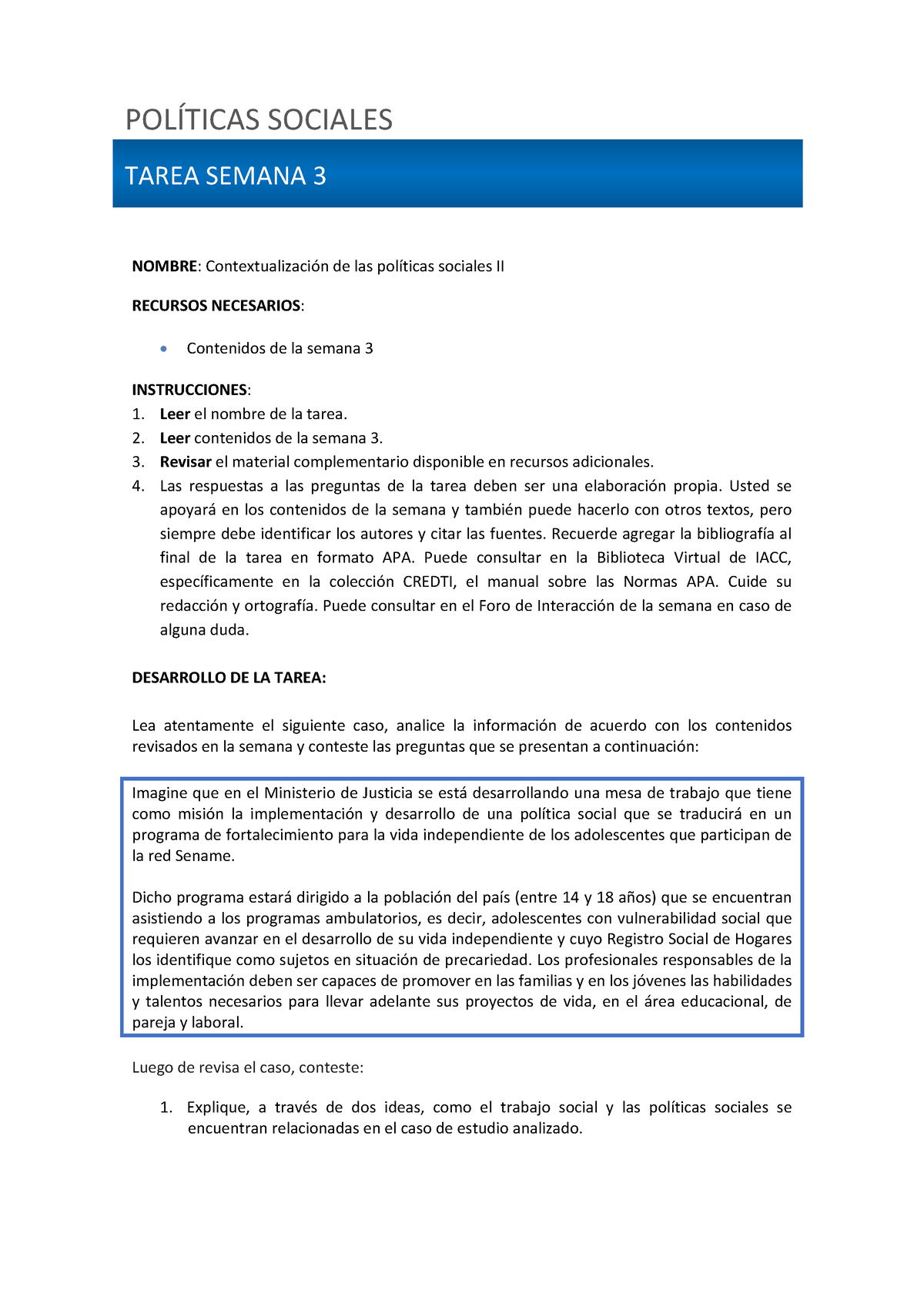 S3 Tarea SET B Polsc 1403(090222) - NOMBRE: Contextualización De Las ...