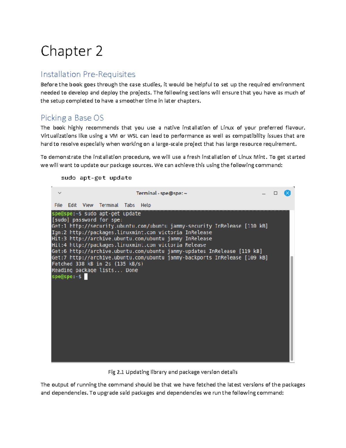 Chapter 2 - Installation - Chapter 2 Installation Pre-Requisites Before ...