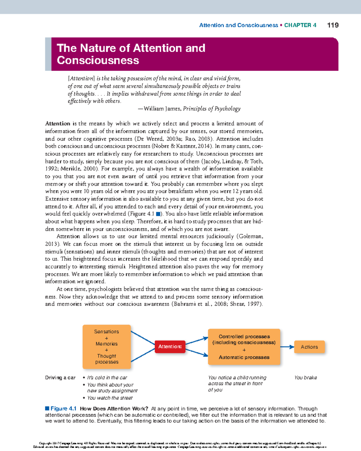 Cognitive Psychology - Attention and Consciousness • CHAPTER 4 119 ...