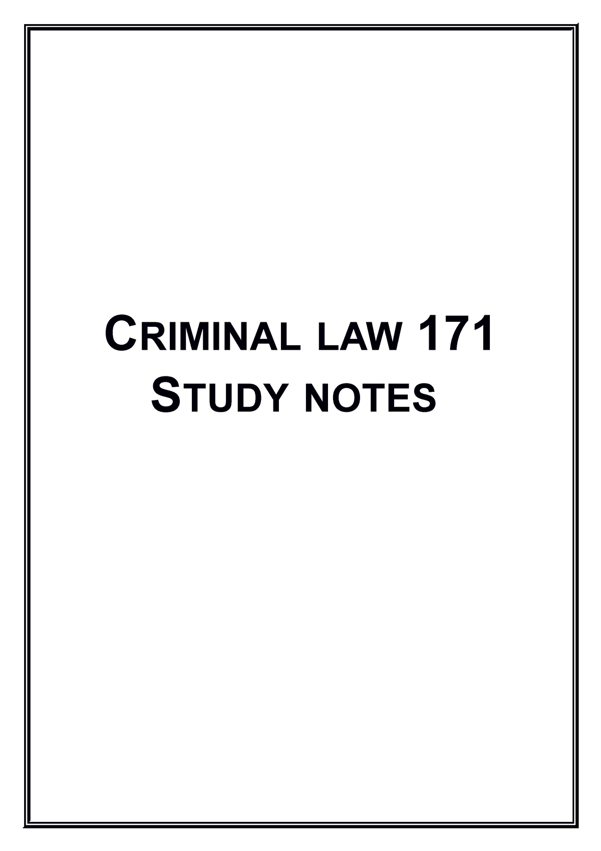 criminal-law-notes-final-criminal-law-171-study-notes-1-general