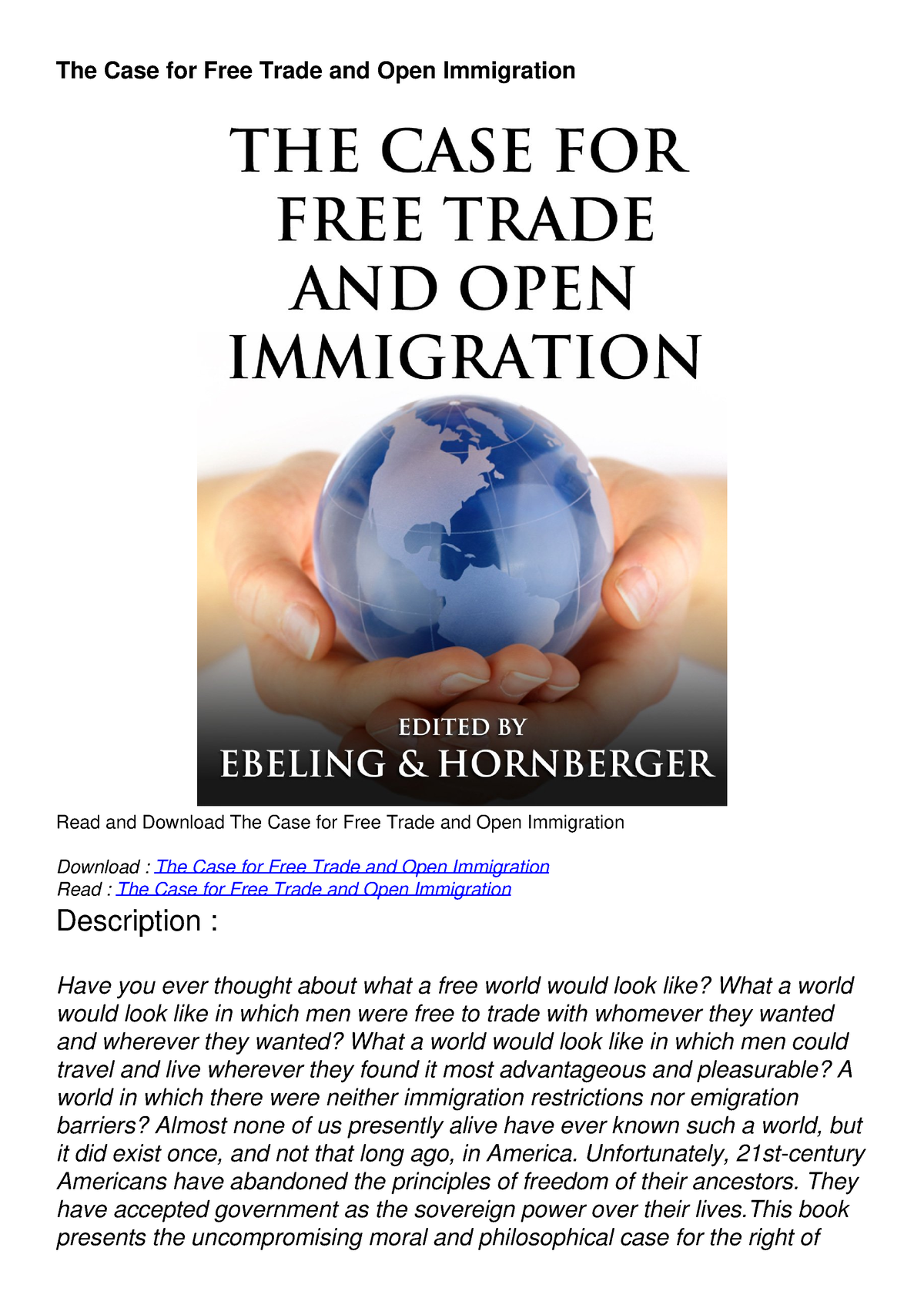 case study free trade