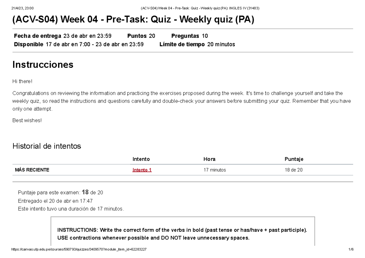 (acv s04) week 04 task assignment have you ever (pa)