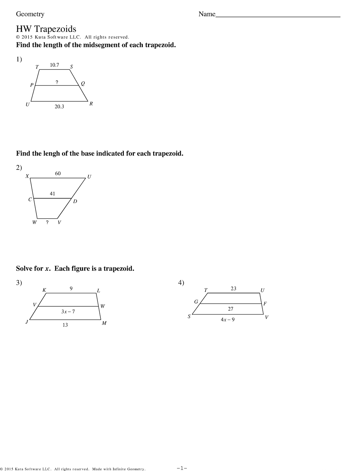 HW Trapezoids 8 - ©d w 2 m 081 m 5 v AK 1 uStbay 1 SvowfYtpwnaprMeu TL ...