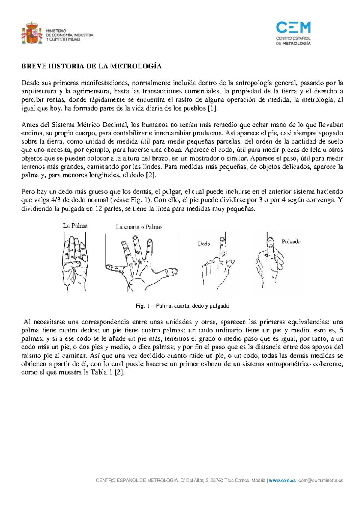 Historia Breve de La Metrología en México 12 PDF Pie (unidad) Metrología