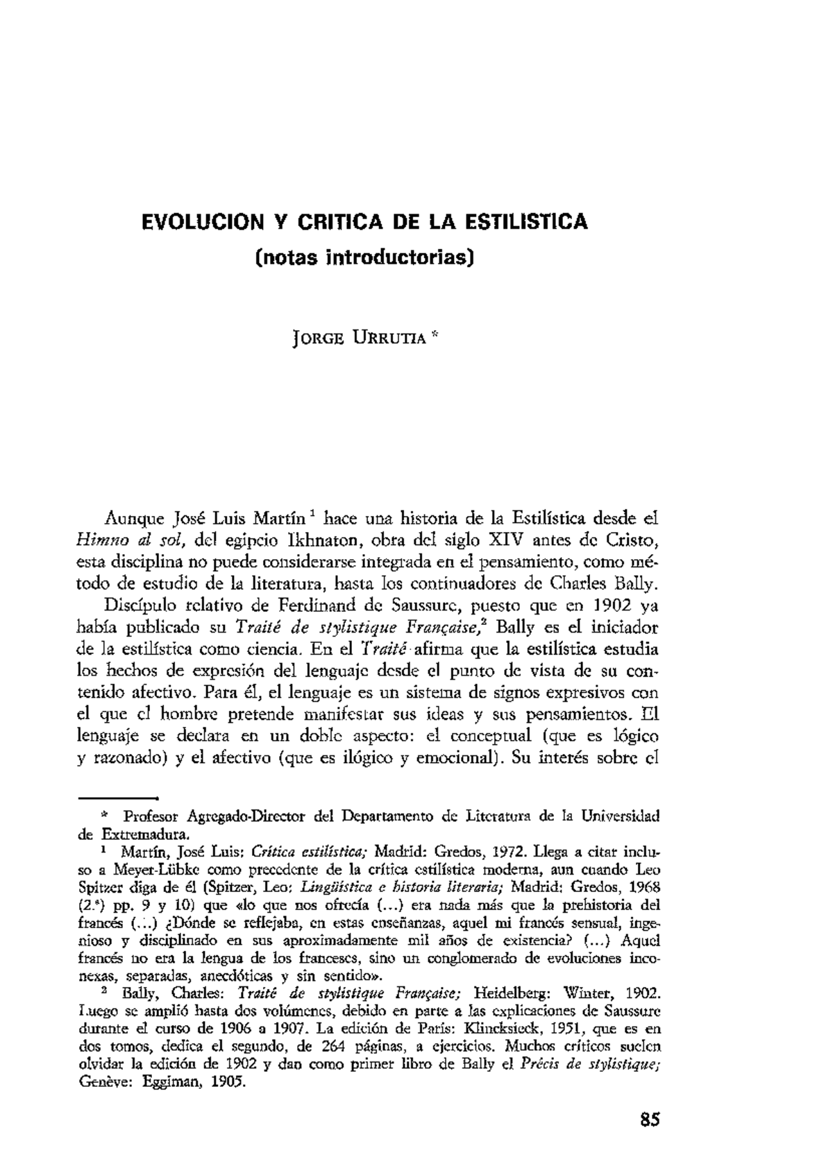 Evolución Y Crítica De La Estilística - EVOLUCION Y CRITICA DE LA ...