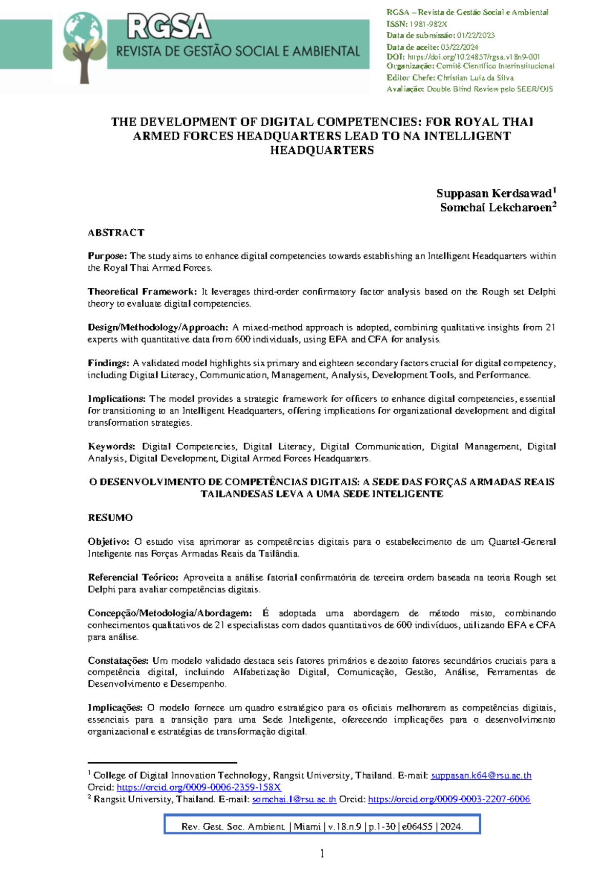 001+n9+RGSA - Rev. Gest. Soc. Ambient. | Miami | v.18. 9 | p. 1 - 30 ...