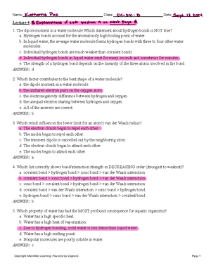 Frost & Deal Slide Deck Chapter 11(3)(1) - General, Organic, and ...