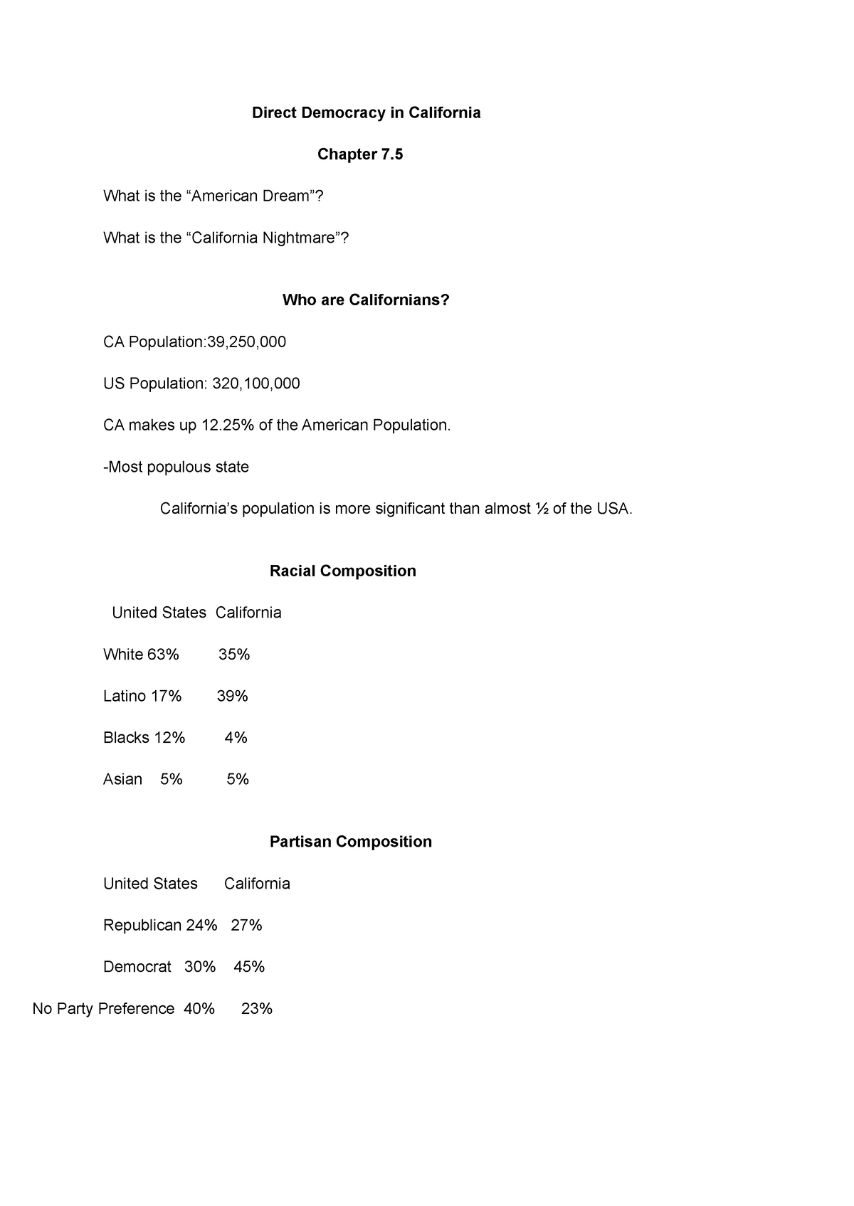 POSC 100 10 20 22 Chapter 7.5 Direct Democracy In California - Direct ...